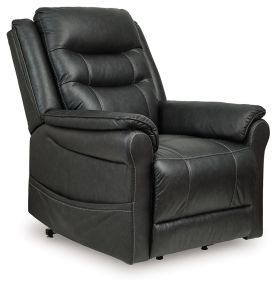 Signature Design by Ashley® 1800512 Oatman - Power Lift Recliner - Carbon