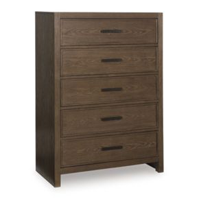 Ashley Furniture PCB607-46 Ticanter - Five Drawer Chest - Brown