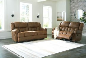 Signature Design by Ashley® 44704/81/86 Boothbay - Auburn - 2 Pc. - Reclining Sofa, Reclining Loveseat