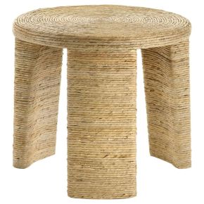 Coaster Fine Furniture 708507 Artina - Woven Rattan Round Side End Table - Natural