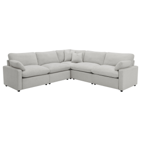 Coaster Fine Furniture 609560P Collins - Modular Power Reclining Sectional Sofa Set - Gray