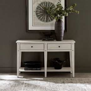 Liberty Furniture 110W-OT1030 Liberty Furniture 110W-OT1030 Lake House - Sofa Table - Weathered White