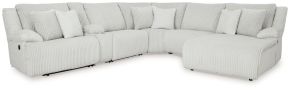 Signature Design by Ashley® 92706S1 Top Tier - 6-Piece Reclining Sectional With Raf Chaise - Alloy