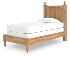 Signature Design by Ashley® PCB1075B2 Aleaport - Twin Panel Bed - Warm Brown