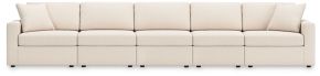 Signature Design by Ashley® 92103S75 Modmax - 5-Piece Sectional With 3 Armless Chairs - Oyster