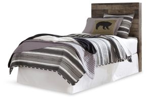 Benchcraft® B200-53 Benchcraft® B200-53 Derekson - Twin Panel Headboard - Multi Gray