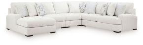 Ashley Furniture PC66906S12 Ashley Furniture PC66906S12 Misty-Lakes - 5-Piece Sectional With LAF Corner Chaise - Chalk
