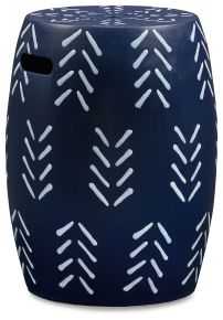 Signature Design by Ashley® A3000623 Genemore - Navy / White - Stool