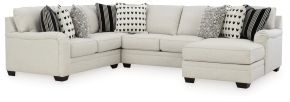 Signature Design by Ashley® 39702S4 Huntsworth - Dove Gray - 4-Piece Sectional With Raf Corner Chaise