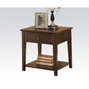 ACME 80255 Malachi - End Table - Walnut