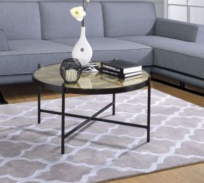 ACME 84640 Bage II - Coffee Table - Black & Glass