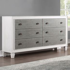 ACME BD00663 Katia - Dresser - Rustic Gray & Weathered White