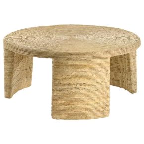 Coaster Fine Furniture 708508 Artina - Woven Rattan Round Coffee Table - Natural