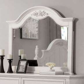 Furniture of America CM7184M Georgette - Mirror - Antique White