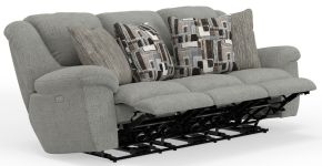 Catnapper 616545-1771/28-2397/29 Catnapper 616545-1771/28-2397/29 Trifecta - Power Sofa With 3 Recliners And Drop Down Table - Nature