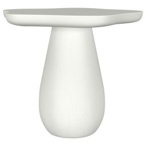 Coaster Fine Furniture 930615 Perth - 17" Side Table With Cloud-Shaped Top - Off White