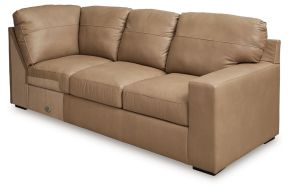Signature Design by Ashley® 3800649 Bandon - Raf Sofa With Corner Wedge - Toffee