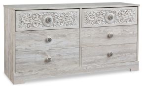 Ashley Furniture EB1811-231 Paxberry - Six Drawer Dresser - Weatherworn - Whitewash
