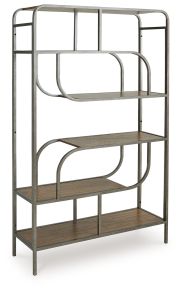 Signature Design by Ashley® A4000587 Jaddon - Brown / Antique Silver - Bookcase