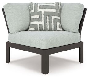 Signature Design by Ashley® P490-877 Beachloft - Corner With Cushion - Black / Gray
