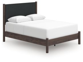 Signature Design by Ashley® PCB2614B24 Pamytta - Queen Upholstered Panel Bed - Brown