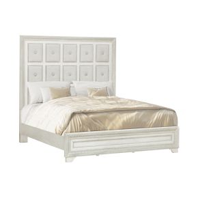 Pulaski Furniture P269-BR-K1 Camila - Queen Upholstered Bed - Natural