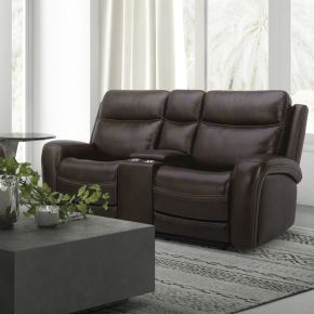 Liberty Furniture 7005CG-22P Blair - Loveseat With Console P2 & ZG - Cognac