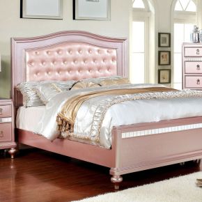 Furniture of America CM7171RG-F-BED Ariston - Full Bed - Rose Gold