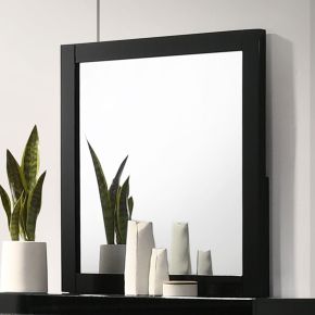 Furniture of America FOA7038BK-M Magdeburg - Mirror - Black