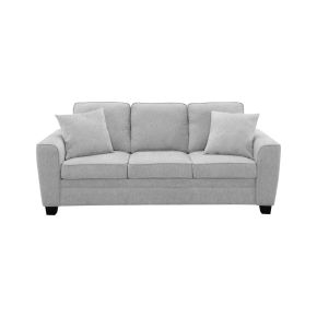 Intercon SY-SF-ASH84-SGC-C Ashbury - Sofa With 2 Pillows - Soft Gray