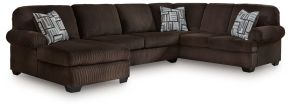 Signature Design by Ashley® PC35603S1 Kimlee - 3-Piece Sectional With LAF Chaise And RAF Sofa - Chocolate