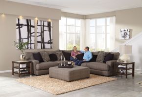 Jackson 449825-1796/36-2870/24 Ava Sectional - Chair 1/2 With USB - Cashew