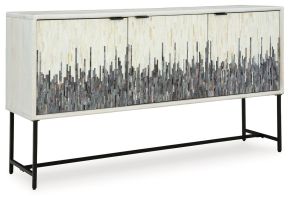 Signature Design by Ashley® A4000582 Freyton - Accent Cabinet - White / Gray