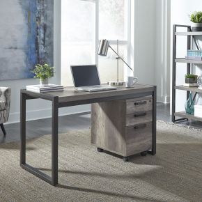 Liberty Furniture 686-HO-2DS Tanners Creek - 2 Piece Home Office Desk Set - Dark Gray