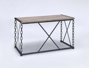 ACME AC00905 Jodie - Console Table (Same 92248) - Rustic Oak & Antique Black