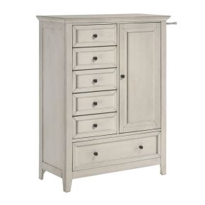 Intercon SM-BR-4305CH-RWH-C San Mateo Youth - Chifferobe - Rustic White