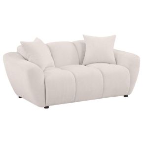 Coaster Fine Furniture 509302 Destino - Chenille Upholstered Splayed Arm Loveseat - Greige