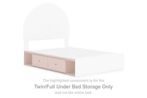 Signature Design by Ashley® B1323-50 Wistenpine - Twin/Full Under Bed Storage - Blush