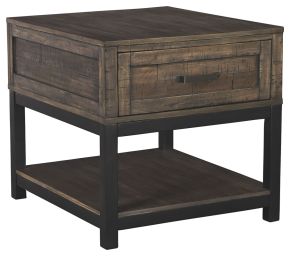 Signature Design by Ashley® T444-3 Johurst - Grayish Brown - Rectangular End Table