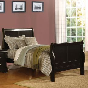 ACME 19510T ACME 19510T Louis Philippe III - Twin Bed - Black