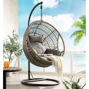 ACME 45088 Vasant - Hanging Chair - Fabric & Rope