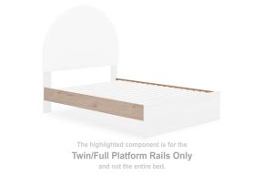 Signature Design by Ashley® PCB1566-89 Arloster - Twin/Full Platform Rails - Tan