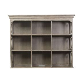 Liberty Furniture 412-HO131 Simply Elegant - Credenza Hutch - Heathered Taupe