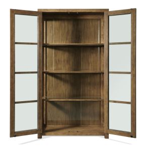 Riverside Furniture 50554 Bozeman - Display Cabinet - Dark Brown