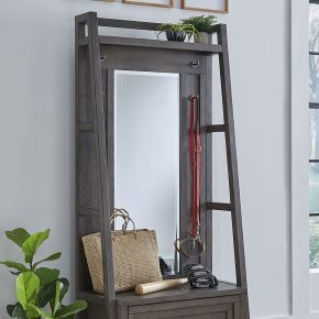 Liberty Furniture 406-OT1018T Modern Farmhouse - Hall Tree Top - Dark Gray