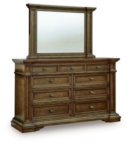 Signature Design by Ashley® PCB949B1 Frantanna - Dresser And Mirror - Brown