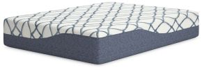 Sierra Sleep® by Ashley M42731 14 Inch Chime Elite 2.0 - White / Blue - Queen Mattress