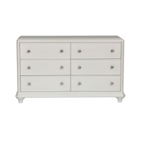 Liberty Furniture 710-BR30 Stardust - 6 Drawer Dresser - White