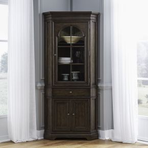 Liberty Furniture 512-CC3884 Arden Road - Corner Cabinet - Satin Cherry