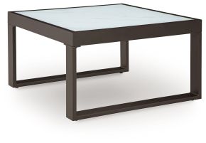 Signature Design by Ashley® P490-708 Beachloft - Square Cocktail Table - Black / Gray